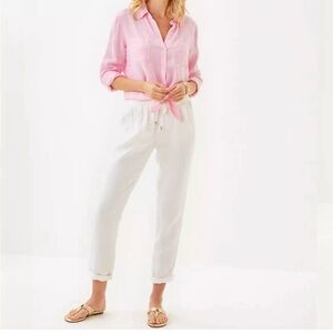 NWOT Lilly Pulitzer white Taron Straight Leg pants